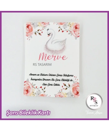 Şans Bileklik İsim Kartı -BK027