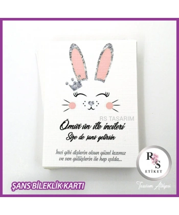 Şans Bileklik İsim Kartı -BK030