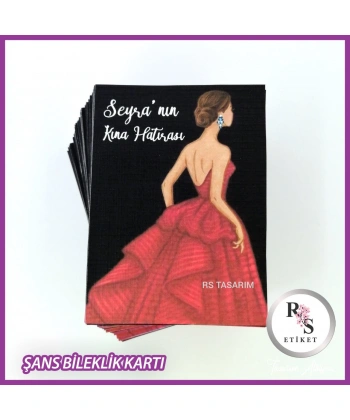 Şans Bileklik İsim Kartı -BK038