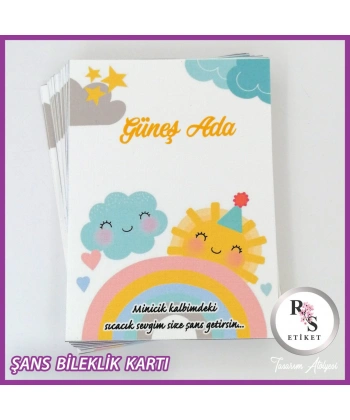 Şans Bileklik İsim Kartı -BK049