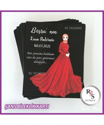 Şans Bileklik İsim Kartı -BK050