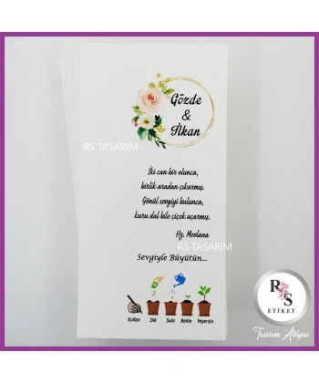 Tohum Kalem İsim Kartı -rs135