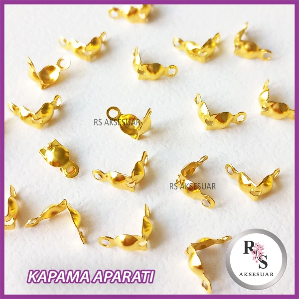 50 adet Bileklik, Kolye Kapama Sıkıştırma Aparatı - Altın Renkli