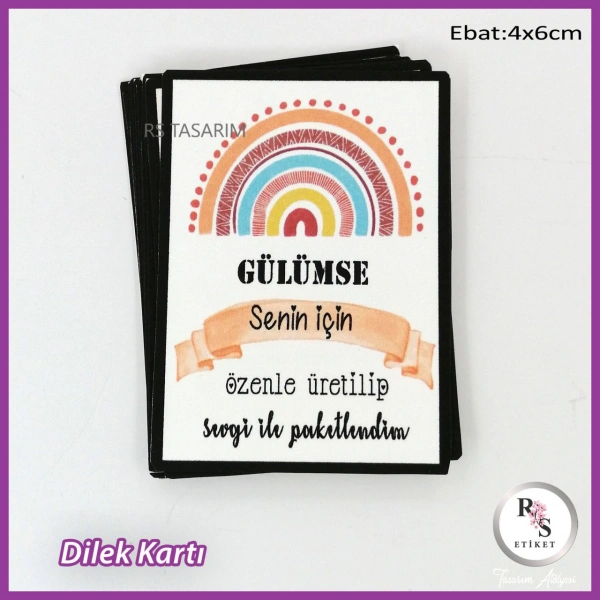 50 adet Paketleme Kartları