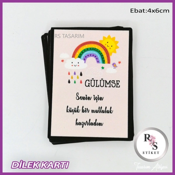 50 adet Paketleme Kartları