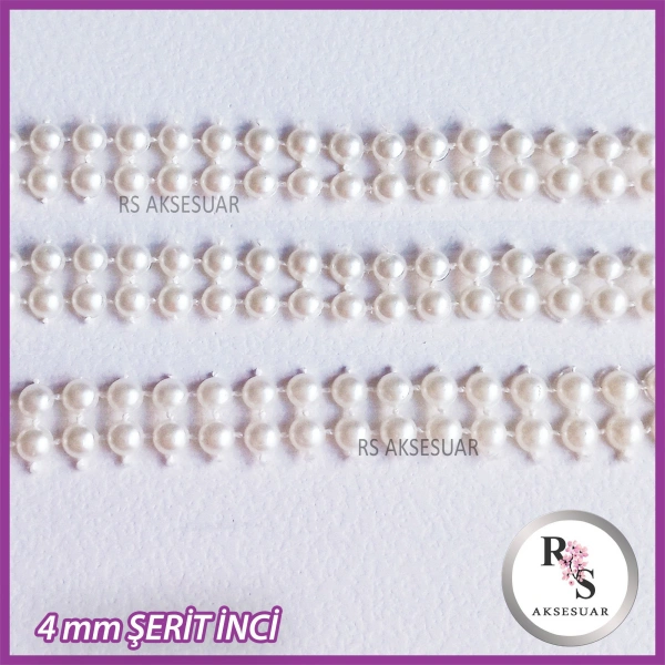 1mt İnci Şerit Plastik