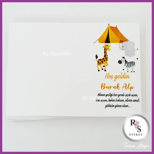 Hediyelik Kartı - Gökkuşağı Makrome Anahtarlık Kartı - rs186