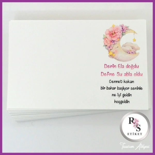 Hediyelik Kartı - Gökkuşağı Makrome Anahtarlık Kartı - rs239