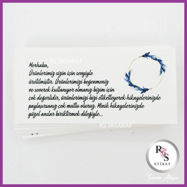 Kişiye Özel Kesim Kartı