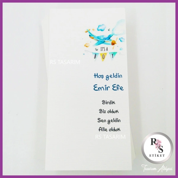 Makrome Anahtarlık İsim Kartı - Kart -rs122