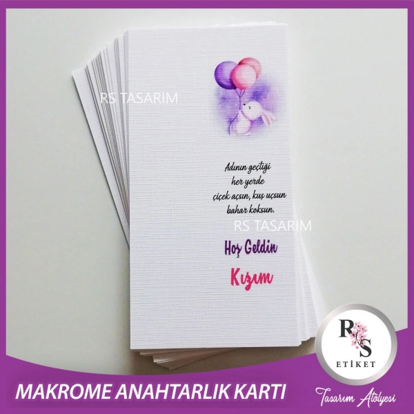 Hediyelik Kartı - Bebek, Doğum Günü Sunum kartı -rs103