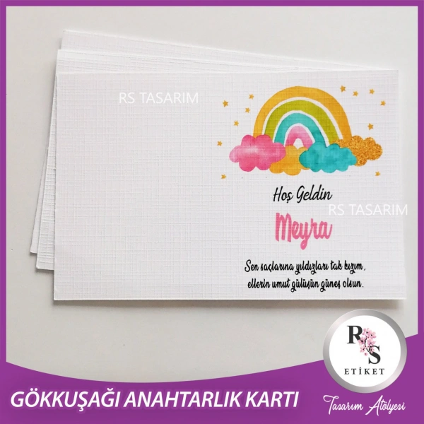 Hediyelik Kartı - Bebek, Doğum Günü Sunum kartı -rs107