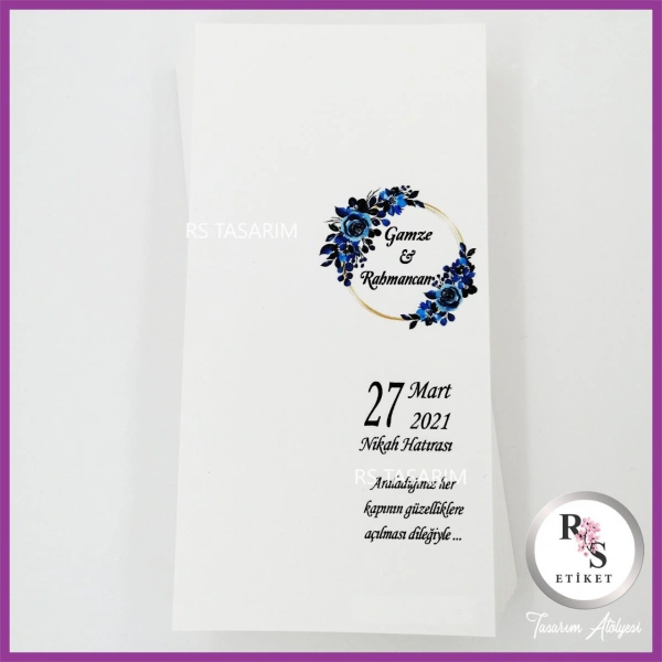 Makrome Anahtarlık İsim Kartı -rs127