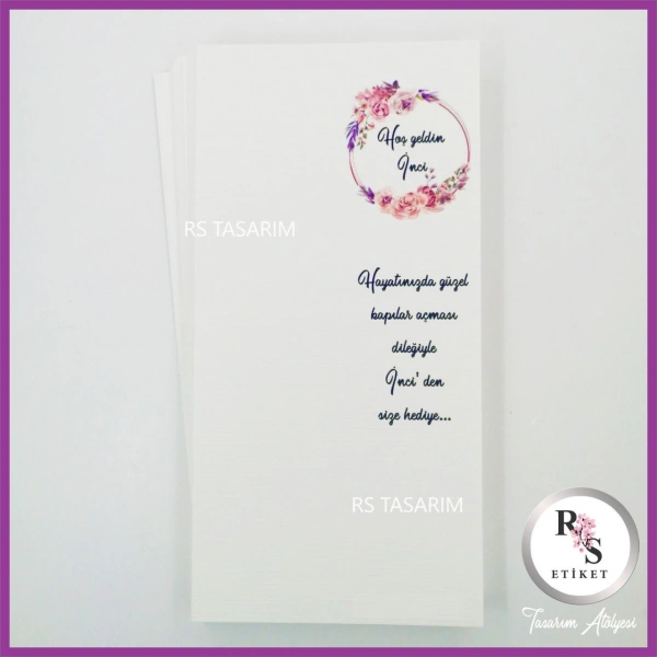 Makrome Anahtarlık İsim Kartı -rs132