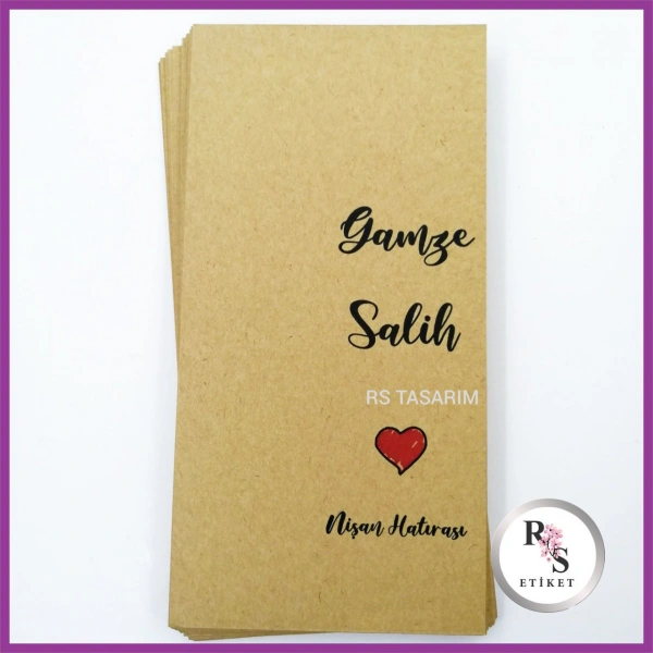 Hediyelik Kartı - Düğün, Nişan, Kına Anahtarlık Kartı - rs136