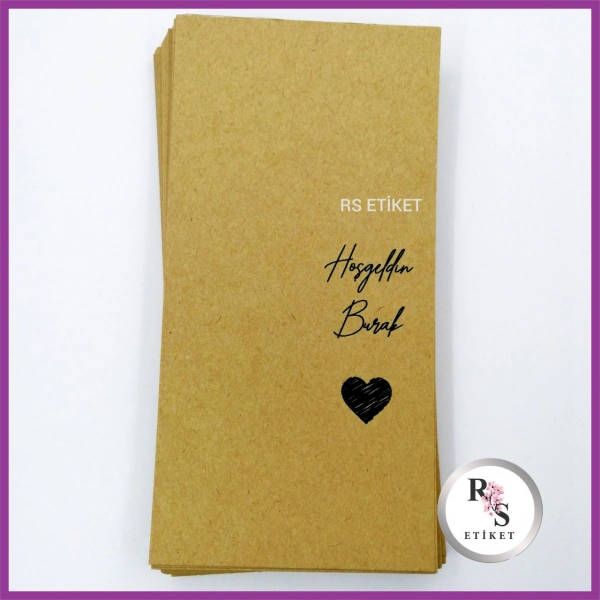 Hediyelik Kartı - Bebek, Doğum Günü Sunum kartı -rs140