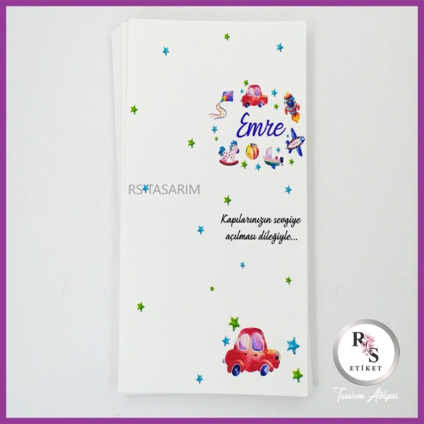 Makrome Anahtarlık İsim Kartı -rs175