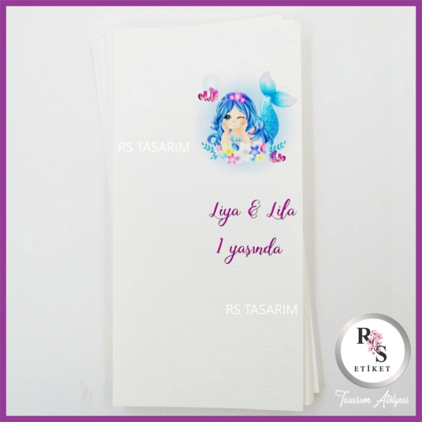 Hediyelik Kartı - Bebek, Doğum Günü Sunum kartı -rs187