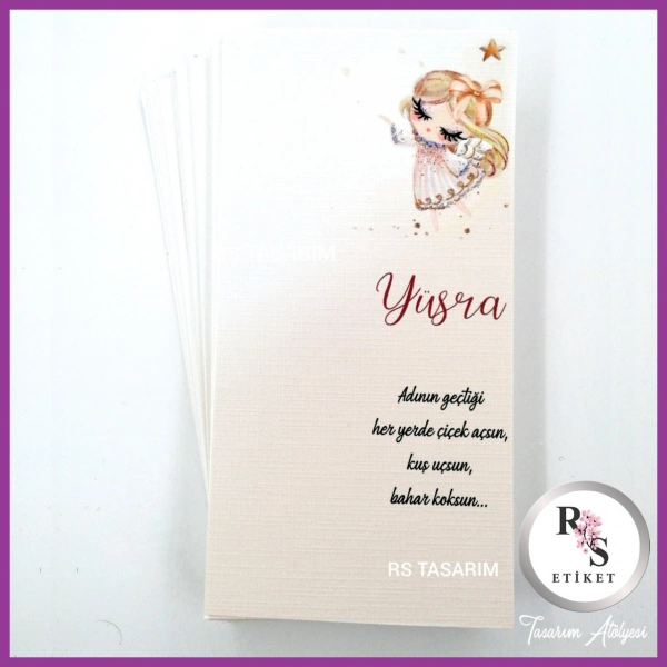 Hediyelik Kartı - Bebek, Doğum Günü Sunum kartı -rs196