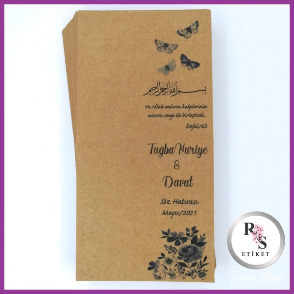 Makrome Anahtarlık İsim Kartı -rs218