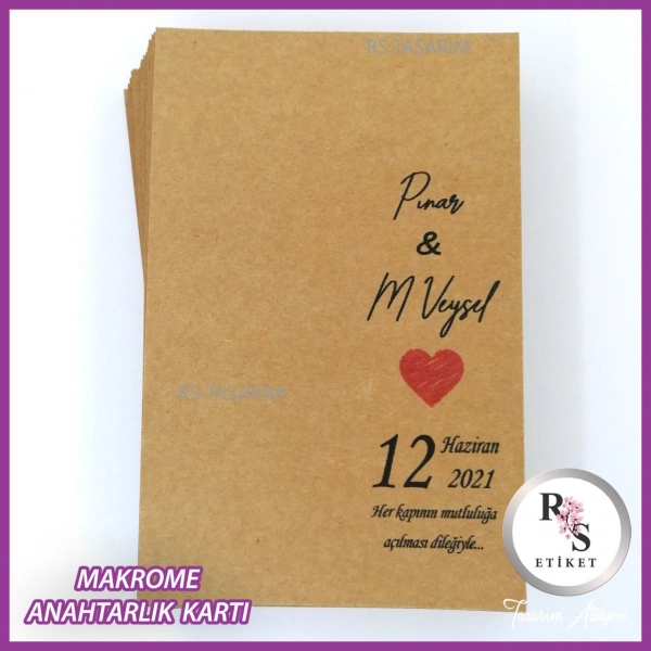 Hediyelik Kartı - Düğün, Nişan, Kına Hediyelik Kart - rs284