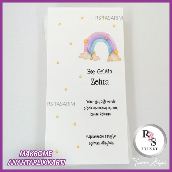 Hediyelik Kartı - Bebek, Doğum Günü Sunum kartı - rs296