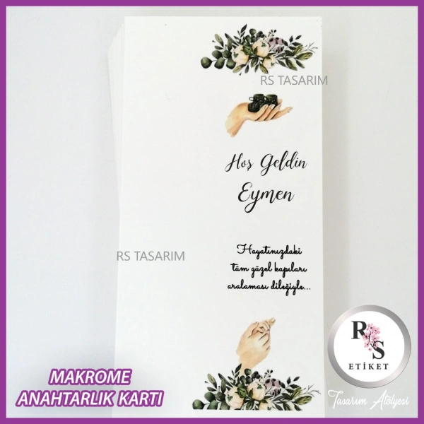 Hediyelik Kartı - Bebek, Doğum Günü Sunum kartı - rs303