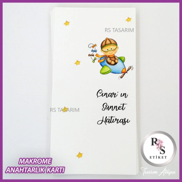 Hediyelik Kartı - Bebek, Doğum Günü Sunum kartı - rs312