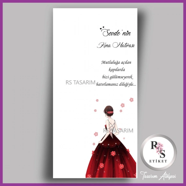 Makrome Anahtarlık İsim Kartı -rs322