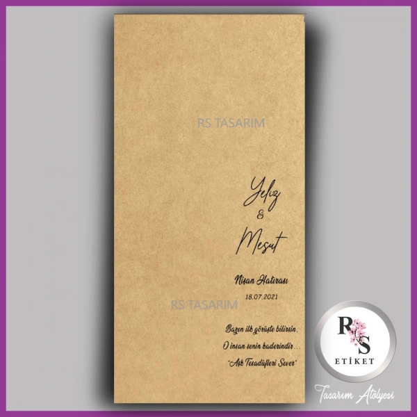 Makrome Anahtarlık İsim Kartı -rs323