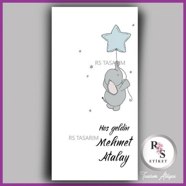 Makrome Anahtarlık İsim Kartı -rs335