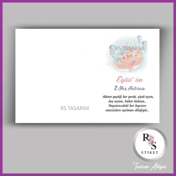 Hediyelik Kartı - Bebek, Mevlüt, Doğum Günü Fon Kartı rs346