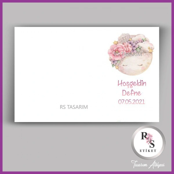 Hediyelik Kartı - Bebek, Mevlüt, Doğum Günü Fon Kartı rs349