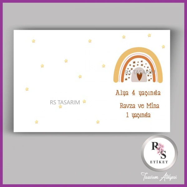 Makrome Anahtarlık İsim Kartı -rs359