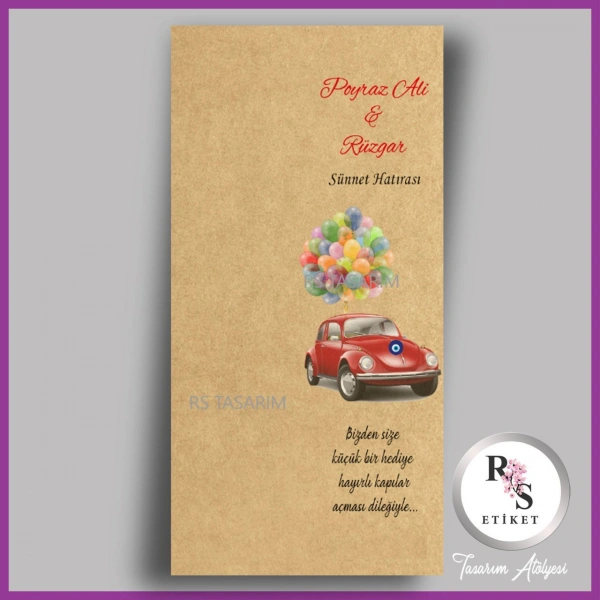 Hediyelik Kartı - Bebek, Doğum Günü Fon Kartı - rs368