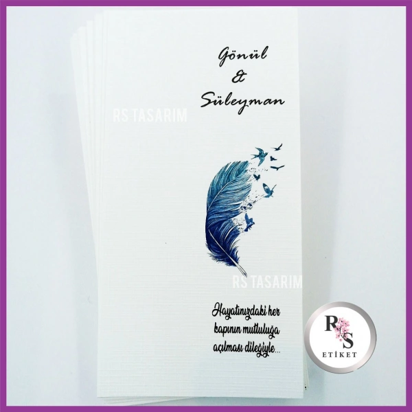 Hediyelik Kartı - Düğün, Nişan, Kına Fon Kartı - rs66