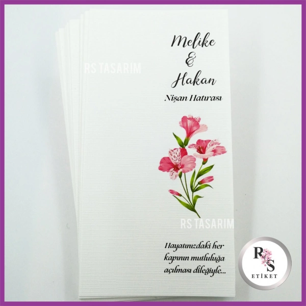 Hediyelik Kartı - Düğün, Nişan, Kına Fon Kartı - rs68