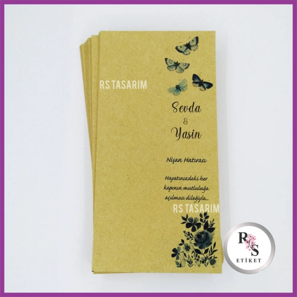 Hediyelik Kartı - Düğün, Nişan, Kına Fon Kartı - rs69