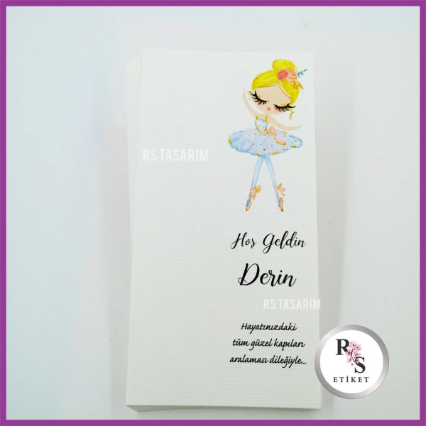 Hediyelik Kartı - Bebek, Doğum Günü Fon Kartı - rs72