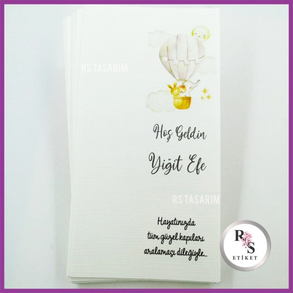 Hediyelik Kartı - Bebek, Doğum Günü Fon Kartı - rs77