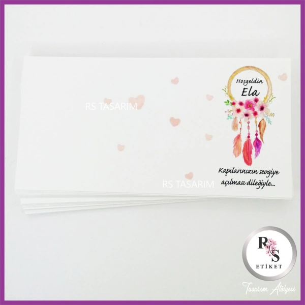 Hediyelik Kartı - Bebek, Doğum Günü Fon Kartı - rs113