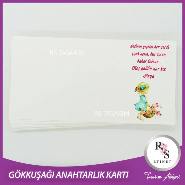 Hediyelik Kartı - Bebek, Doğum Günü Fon Kartı - rs100