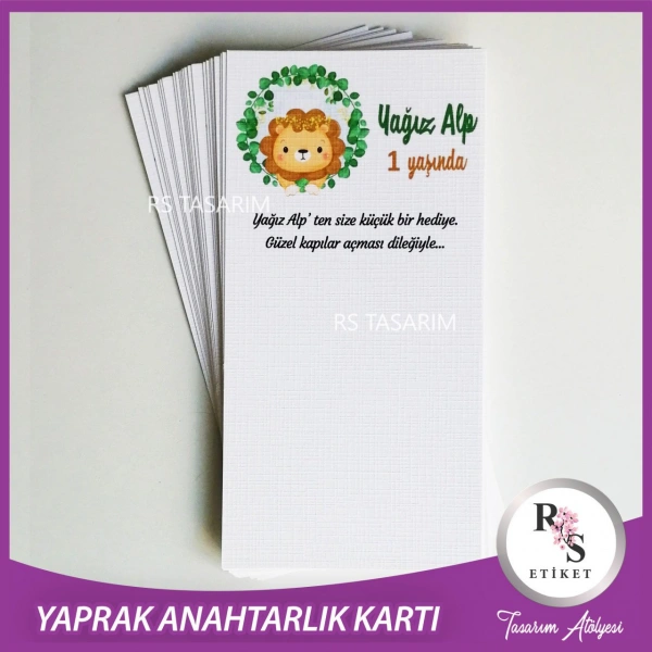 Hediyelik Kartı - Bebek, Doğum Günü Fon Kartı - rs101