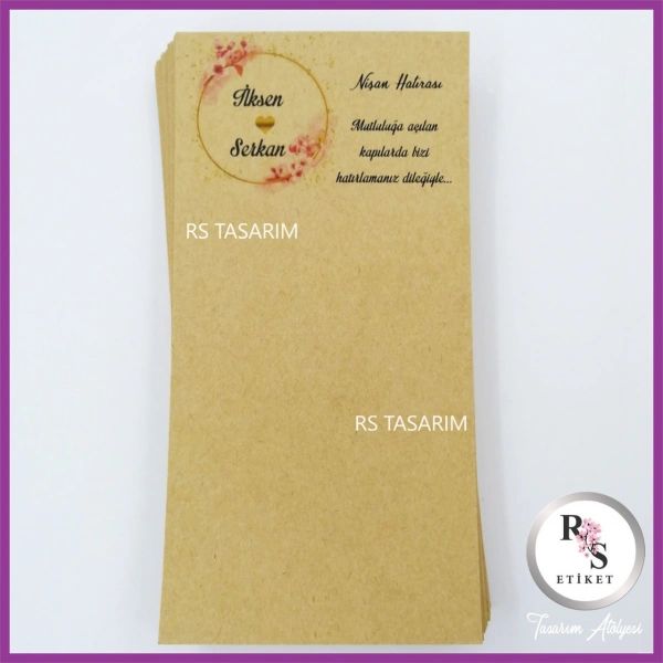 Hediyelik Kartı - Düğün, Nişan, Kına Fon Kartı - rs124