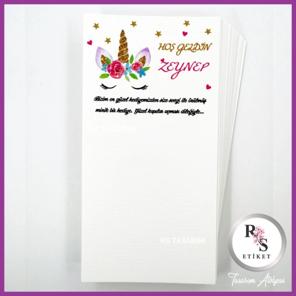 Hediyelik Kartı - Bebek, Doğum Günü Fon Kartı - rs209