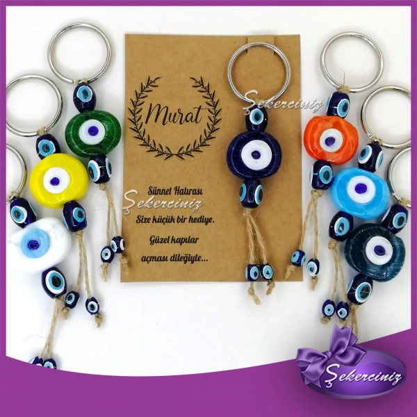 Nazarboncuklu Hediyelik Anahtarlık, Bebek Hediyelikleri - BB077