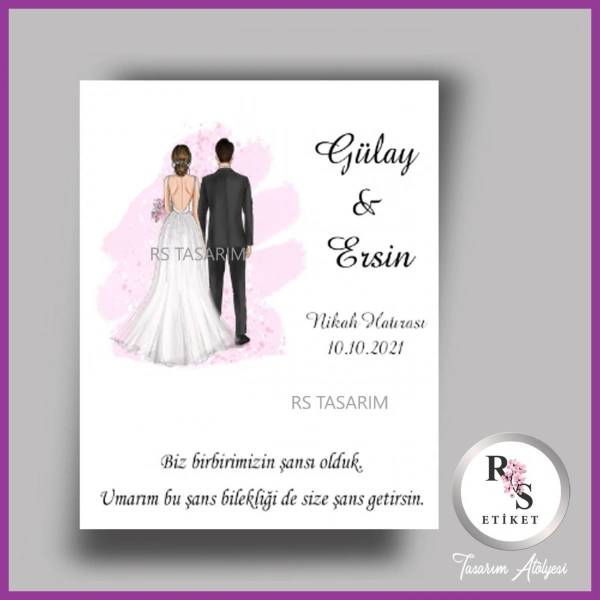 Şans Bileklik İsim Kartı -BK052