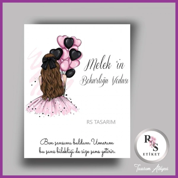 Şans Bileklik İsim Kartı -BK054