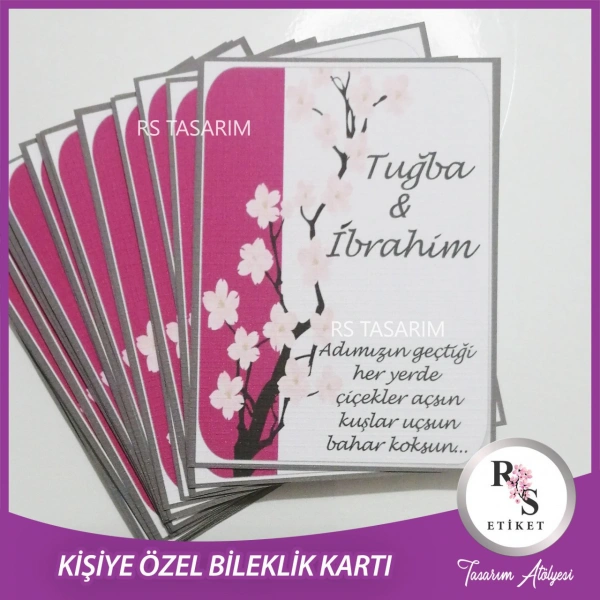 Şans Bileklik İsim Kartı -BK005