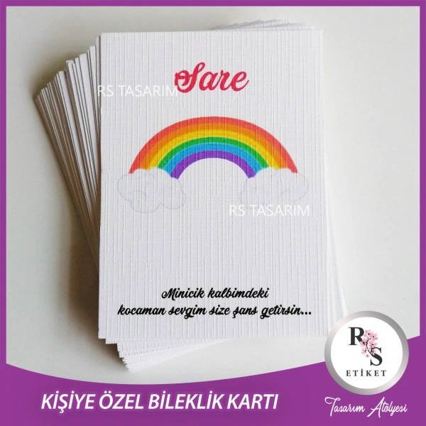 Şans Bileklik İsim Kartı -BK006